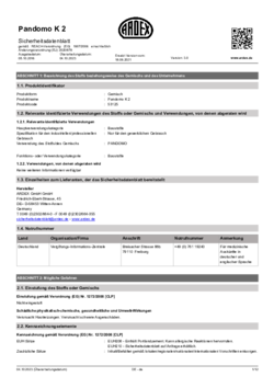 Sicherheitsdatenblatt (SDS)