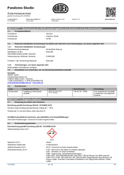 Sicherheitsdatenblatt (SDS)