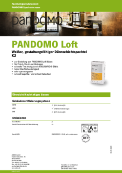 Nachhaltigkeitsdatenblatt