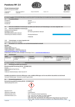 Sicherheitsdatenblatt (SDS)