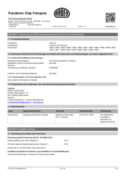 Sicherheitsdatenblatt (SDS)